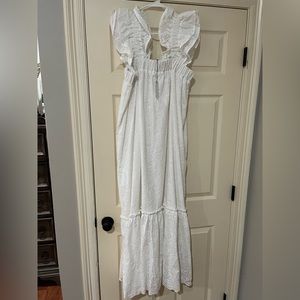 White eyelet dress